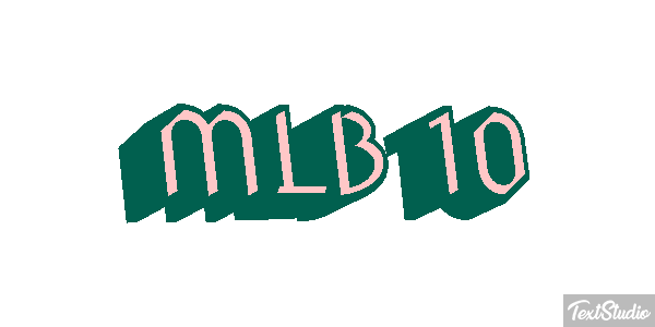 MLB 10 Effetto testo