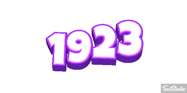 1923 Text effect