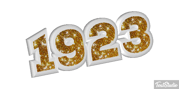 1923 Text effect