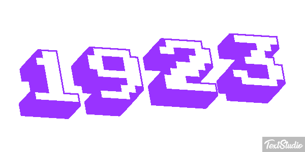 1923 Text effect