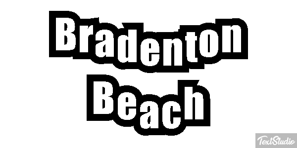 Bradenton Beach Effetto testo