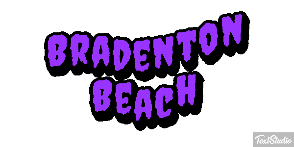 Bradenton Beach Effetto testo