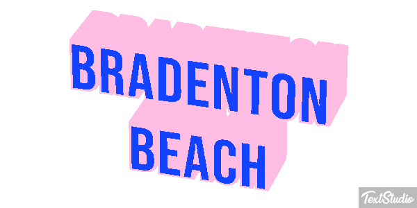 Bradenton Beach Effetto testo