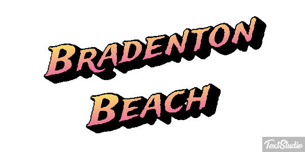 Bradenton Beach Effetto testo