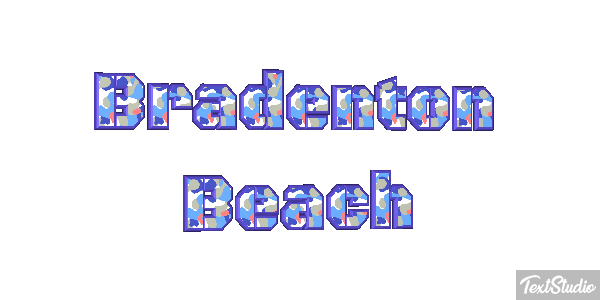 Bradenton Beach Effetto testo