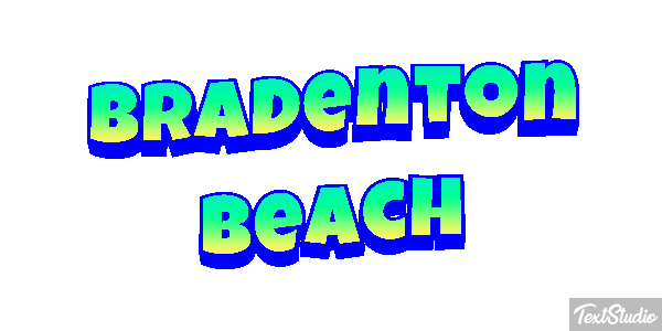 Bradenton Beach Effetto testo