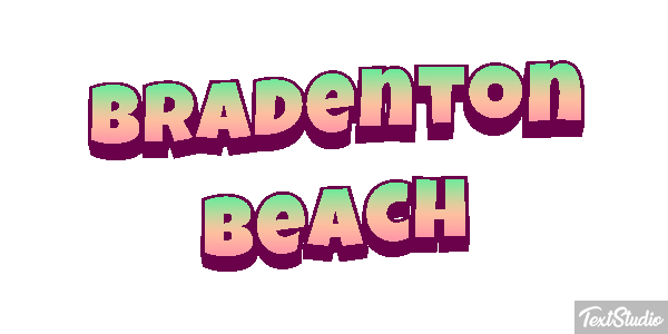 Bradenton Beach Effetto testo