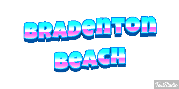 Bradenton Beach Effetto testo