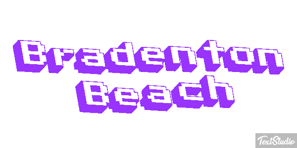 Bradenton Beach Effetto testo