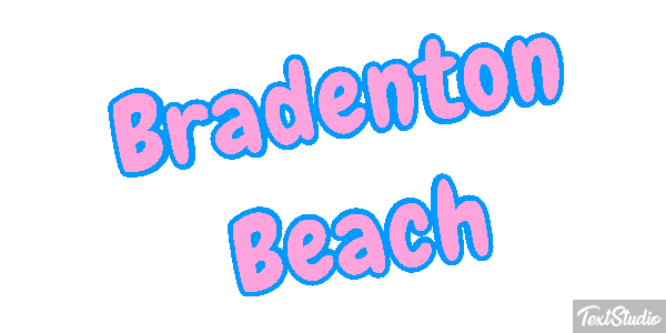 Bradenton Beach Effetto testo