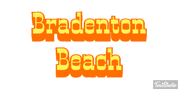 Bradenton Beach Effetto testo