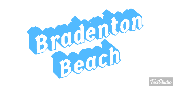Bradenton Beach Effetto testo