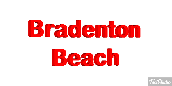 Bradenton Beach Effetto testo