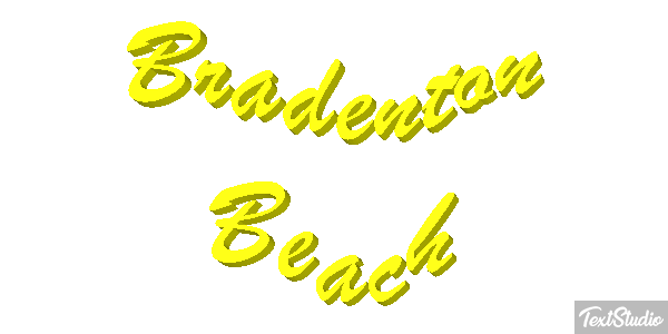 Bradenton Beach Effetto testo