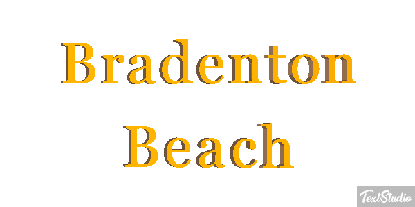Bradenton Beach Effetto testo