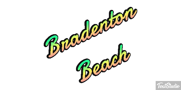 Bradenton Beach Effetto testo