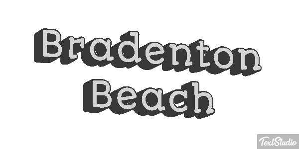 Bradenton Beach Effetto testo