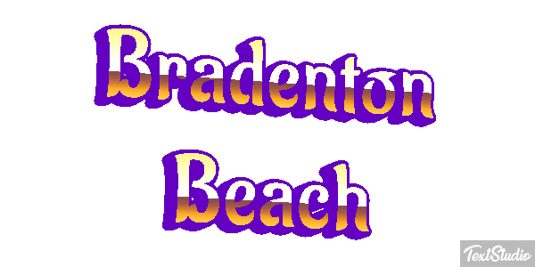 Bradenton Beach Effetto testo