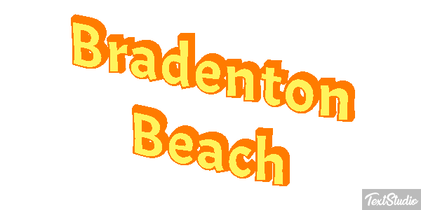 Bradenton Beach Effetto testo