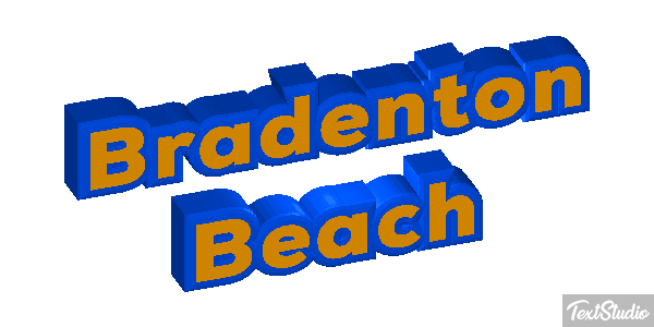 Bradenton Beach Effetto testo