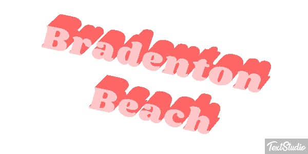 Bradenton Beach Effetto testo