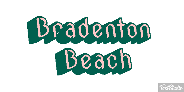 Bradenton Beach Effetto testo