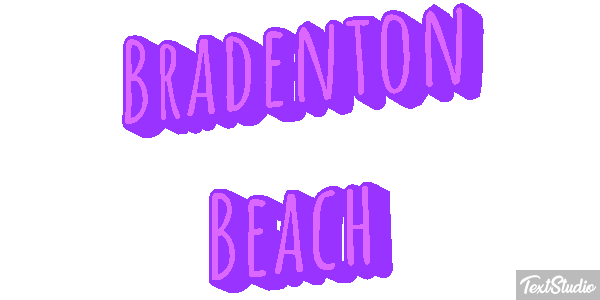 Bradenton Beach Effetto testo