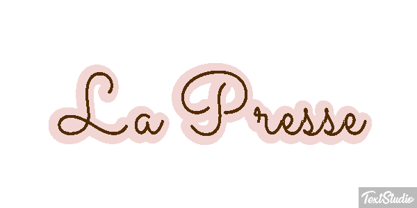 La Presse Efeito do texto