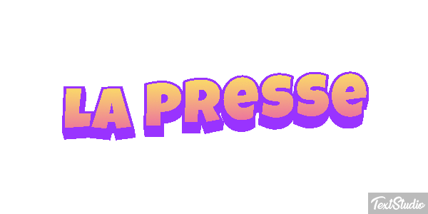 La Presse Efeito do texto
