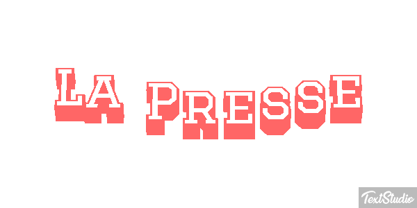 La Presse Efeito do texto