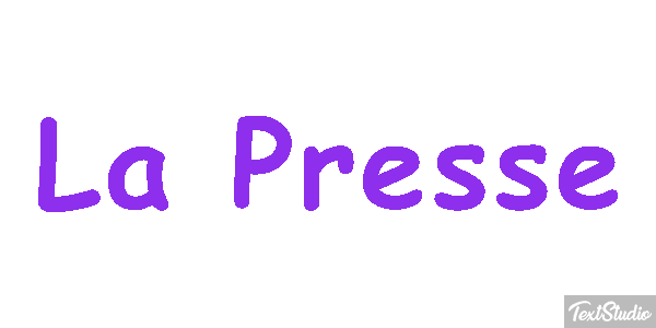 La Presse Efeito do texto