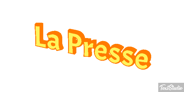 La Presse Efeito do texto