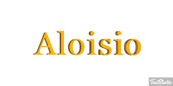 Aloísio Efecto de texto