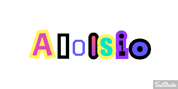 Aloísio Efecto de texto