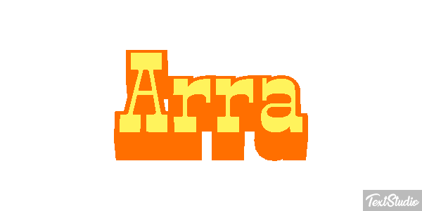 Arra Texteffekt