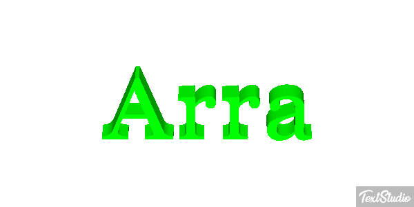 Arra Texteffekt