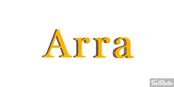 Arra Texteffekt