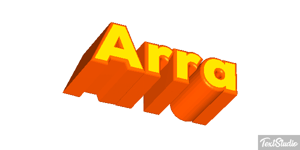 Arra Texteffekt