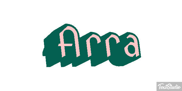 Arra Texteffekt