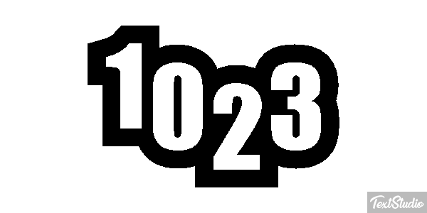 1023 Text effect