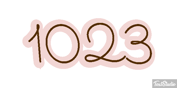 1023 Text effect