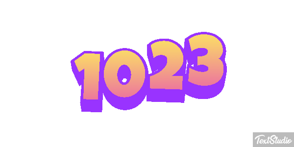 1023 Text effect