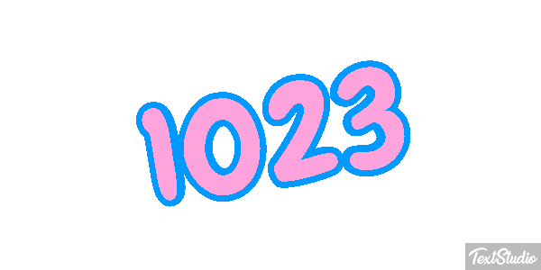 1023 Text effect