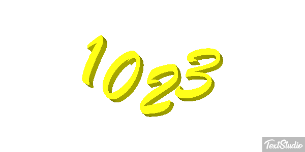 1023 Text effect
