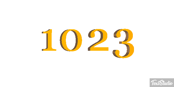 1023 Text effect