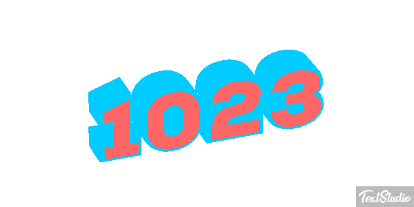 1023 Text effect