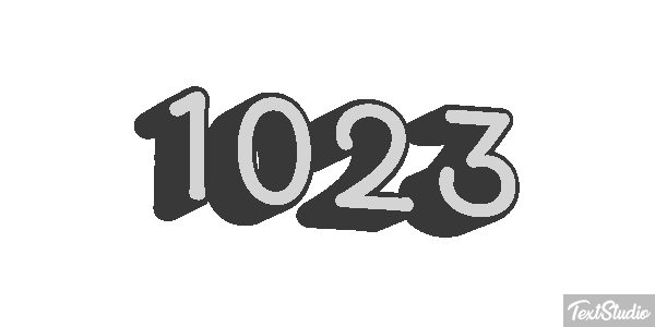 1023 Text effect