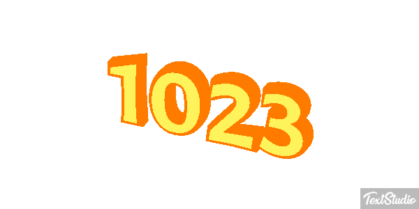 1023 Text effect