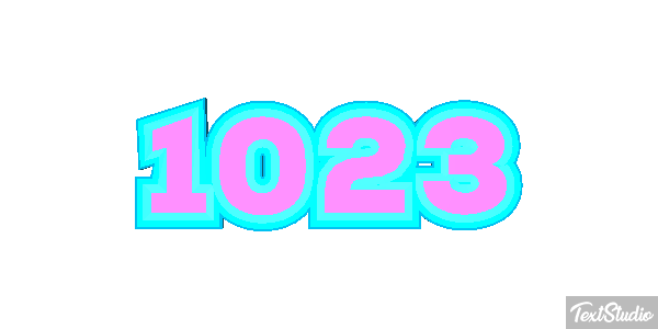 1023 Text effect