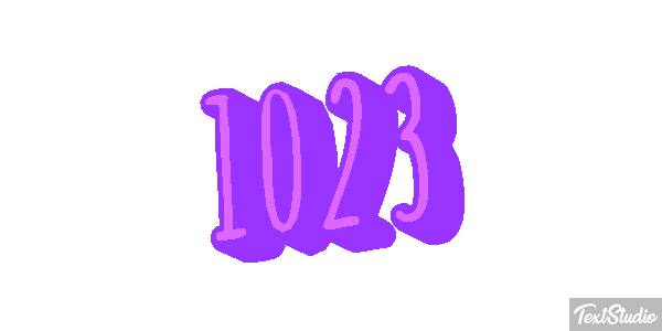 1023 Text effect